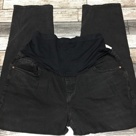 Old Navy Maternity Jeans Women’s 20 Tall Gray Black (Inseam 31) - Picture 1 of 6